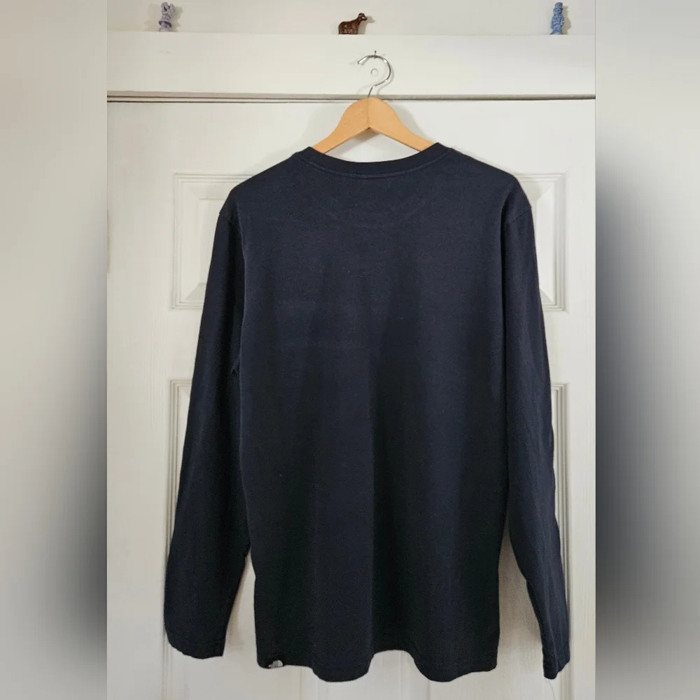 The North Face Men's Navy Long Sleeve Tee